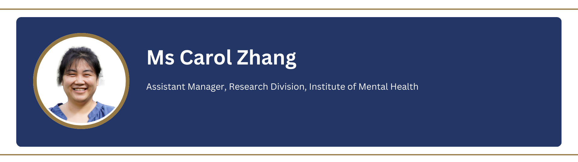 Carol Zhang Yunjue Profile Card